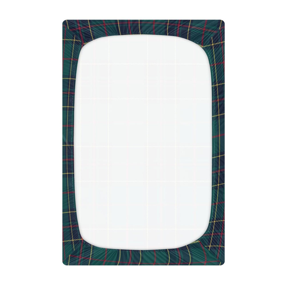 Kigai plaid crib sheet fits standard crib mattress for a neat surface