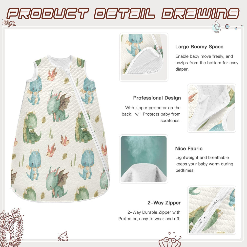 Kigai sleep sack loose-fit sleeveless design allows movement