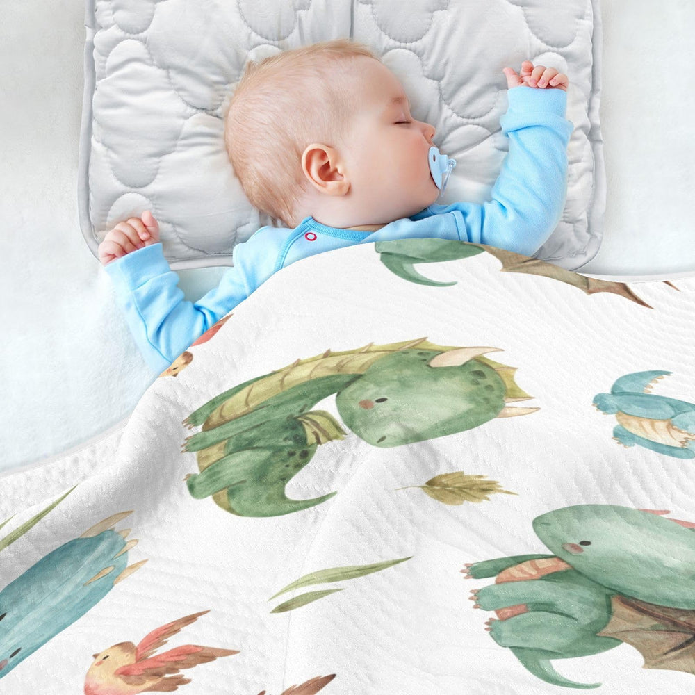 Kigai dragon blanket protects baby in car seats and travel.