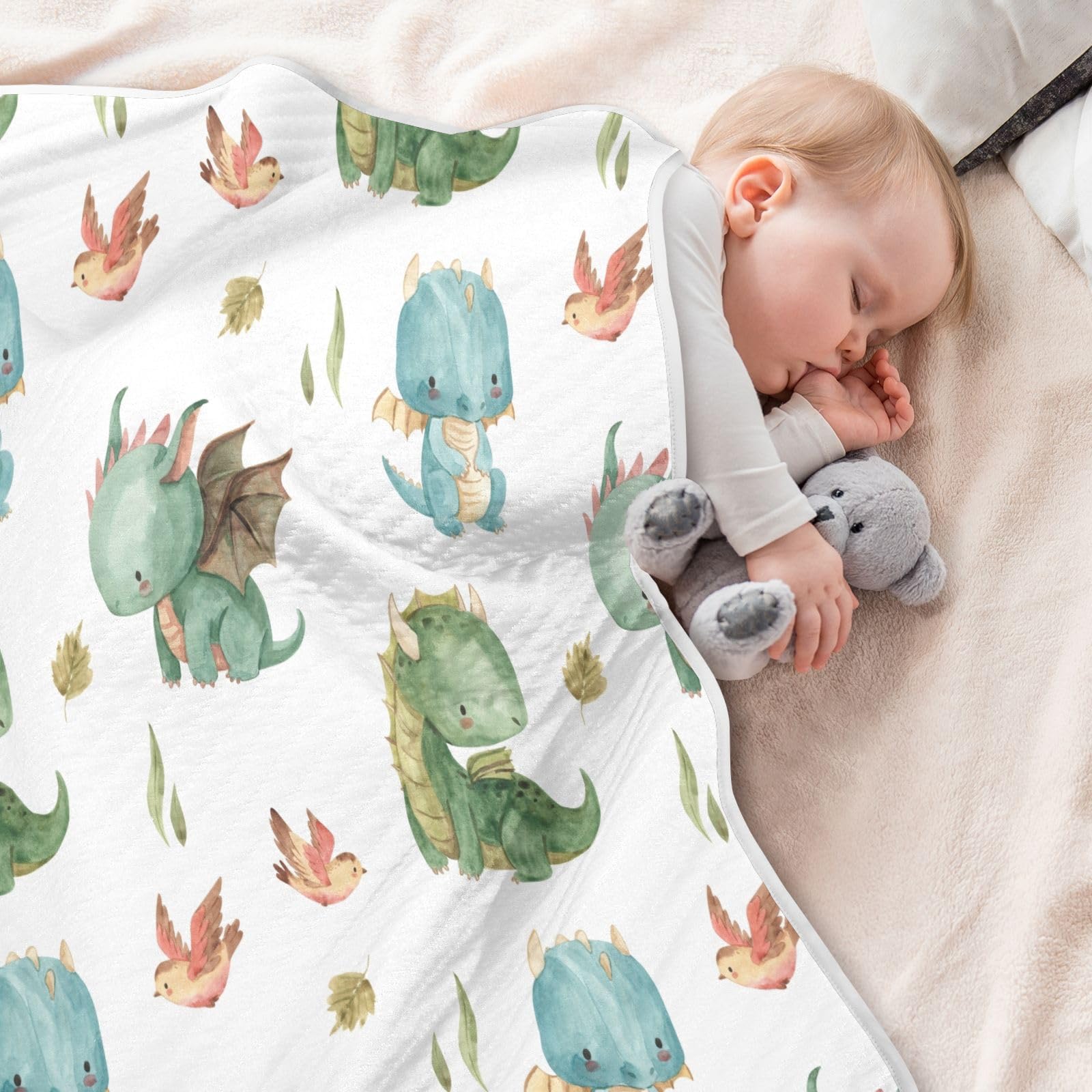 Kigai reversible blanket adds two looks for crib and stroller.