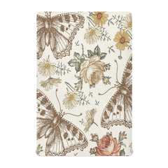 Kigai Vintage Butterfly crib sheet close-up knit for soft, breathable comfort.