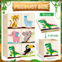Kigley animal storage cube with handles for easy transport between rooms.
