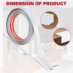 Kikerike corner protector installed on walls demonstrates quick, tool-free application.