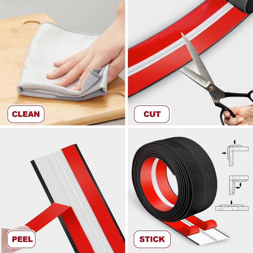 Soft PVC guard offers safe, gentle protection around kids and pets.