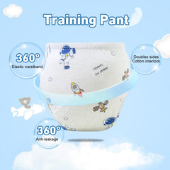 Kilicomy Upairy pants feature bright patterns to motivate boys and girls during potty training.