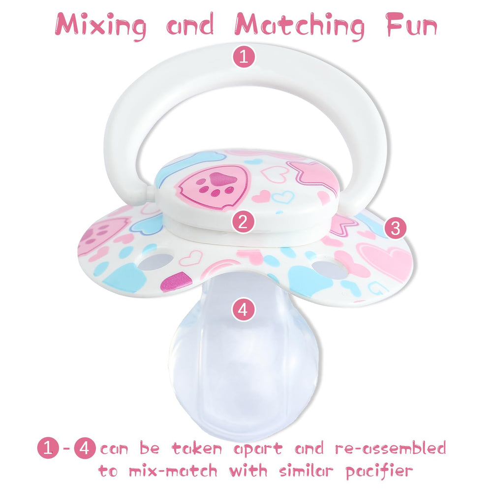 Kiligspace animal print pacifier with a playful design.