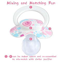 Kiligspace animal print pacifier with a playful design.