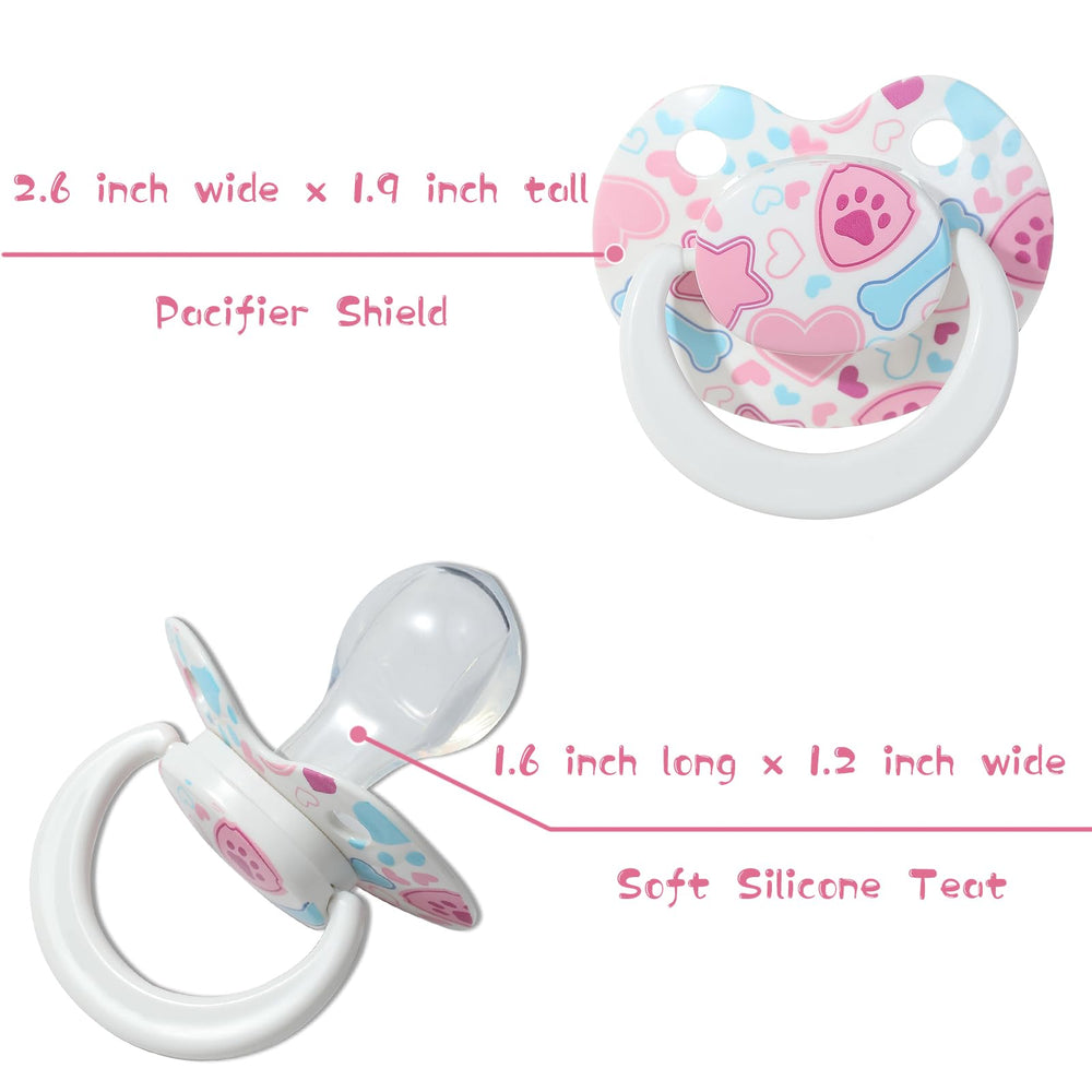 Kiligspace shark print pacifier adds fun visual appeal.