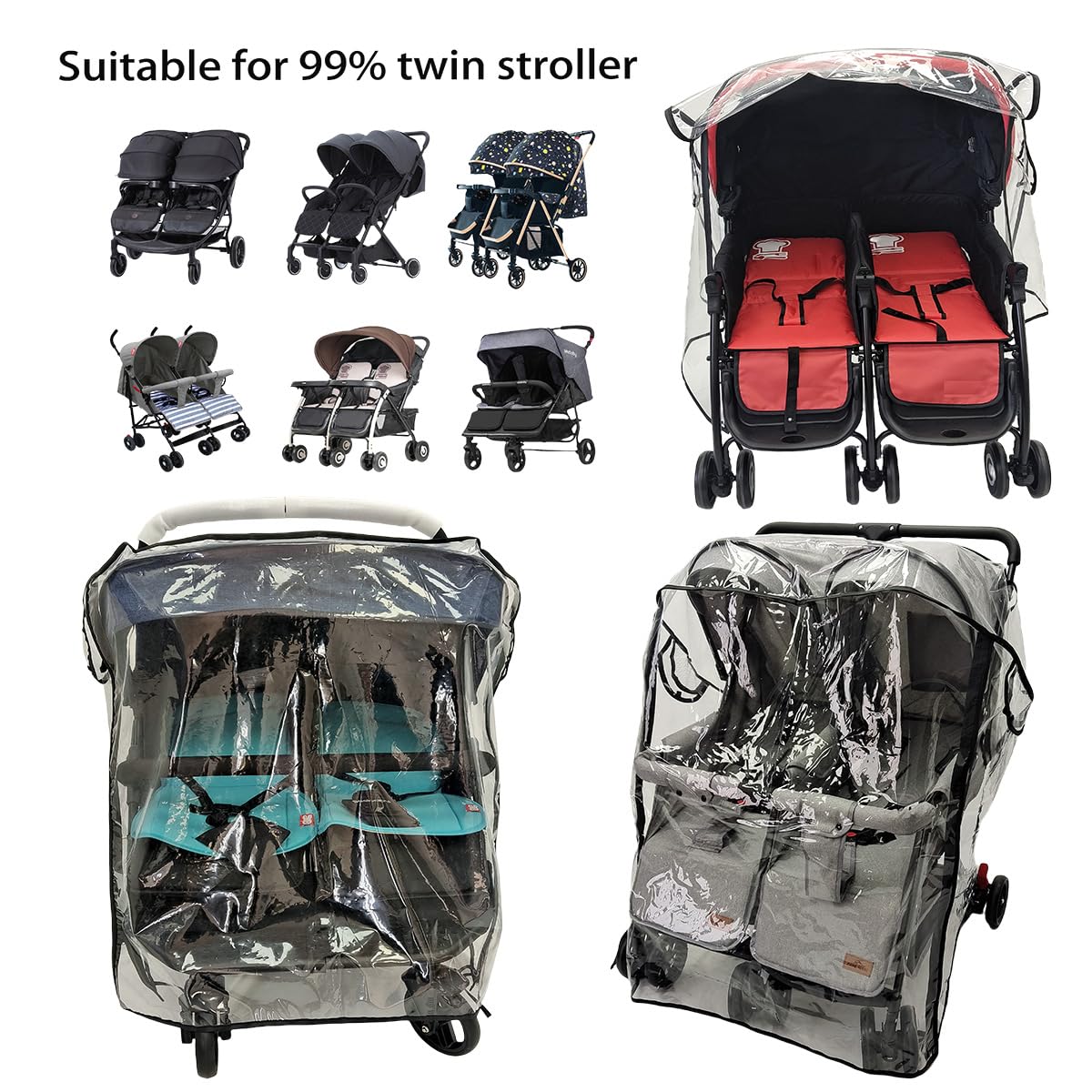 KIMILEAY EVA material rain cover, non-toxic and highly durable