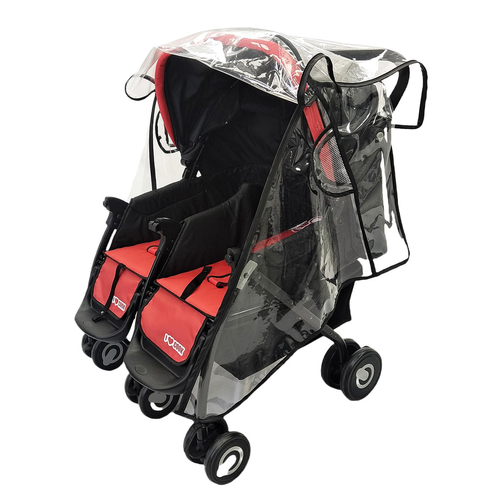 KIMILEAY rain cover features breathable mesh ventilation on both sides