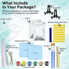 Kimitimi Handprint Kit paints color set for vibrant keepsake design.