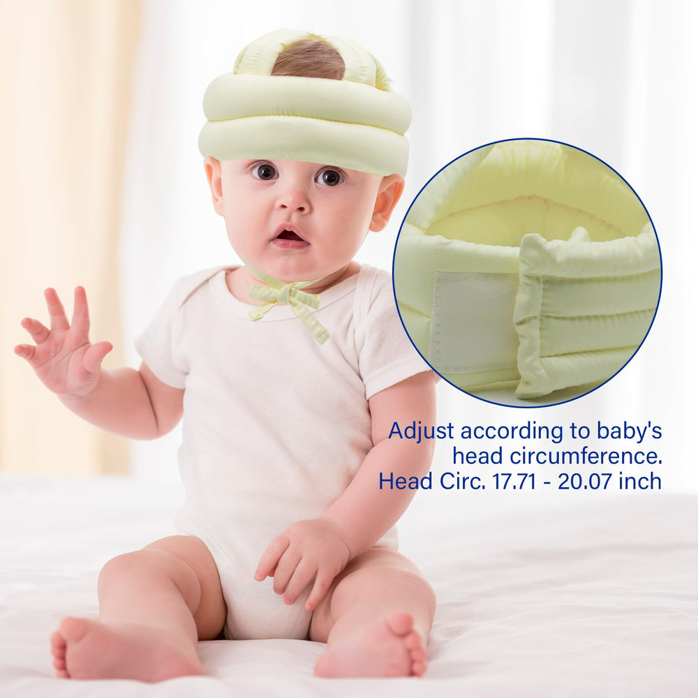 Kimitimi baby safety helmet adjustable fit for growing heads