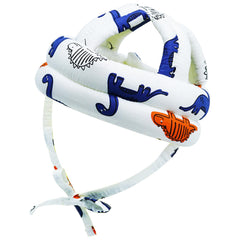 Kimitimi Dinosaur Head Protector provides soft 360-degree protection for crawling babies.