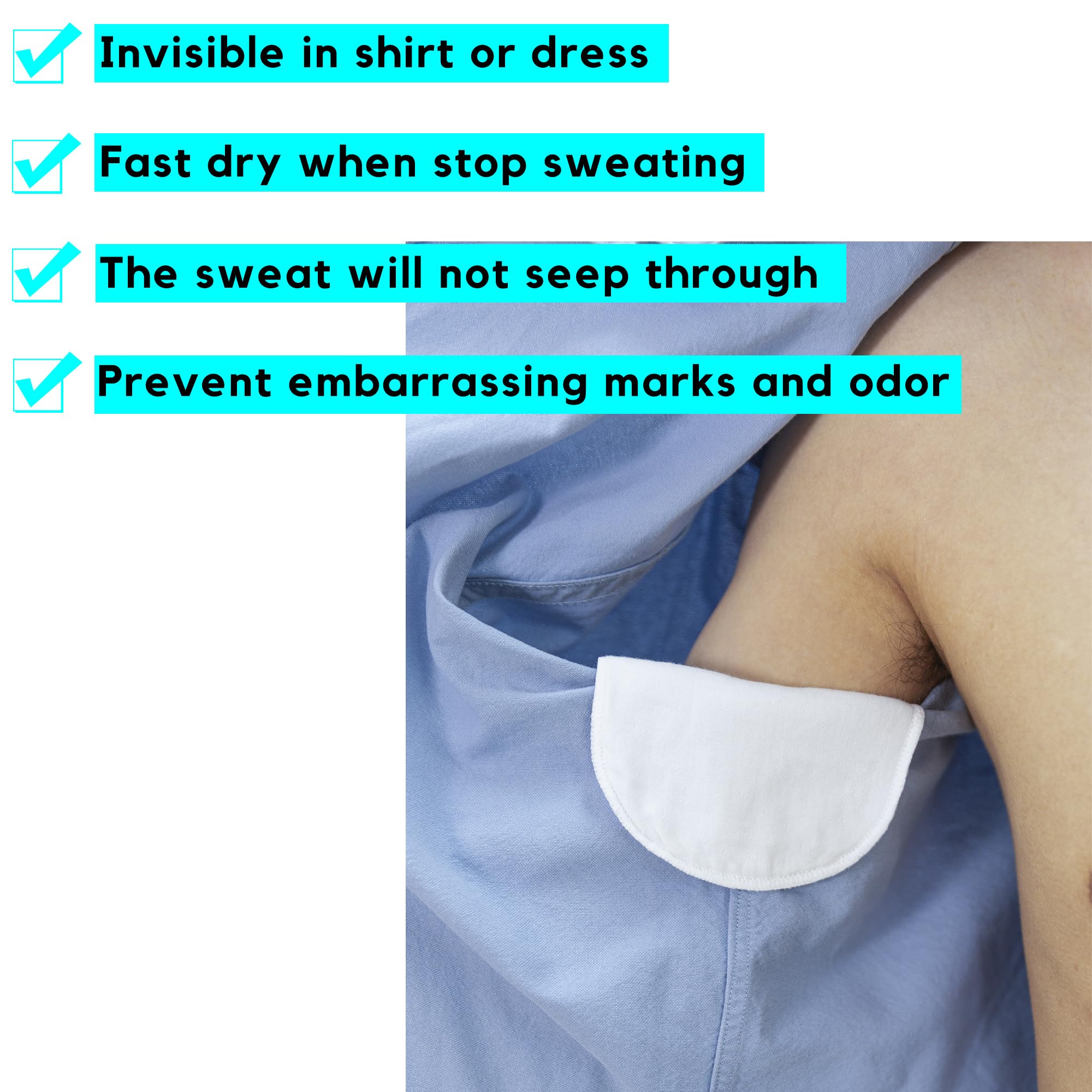KimYoung 3-layer design with front absorbent layer and back breathable membrane.