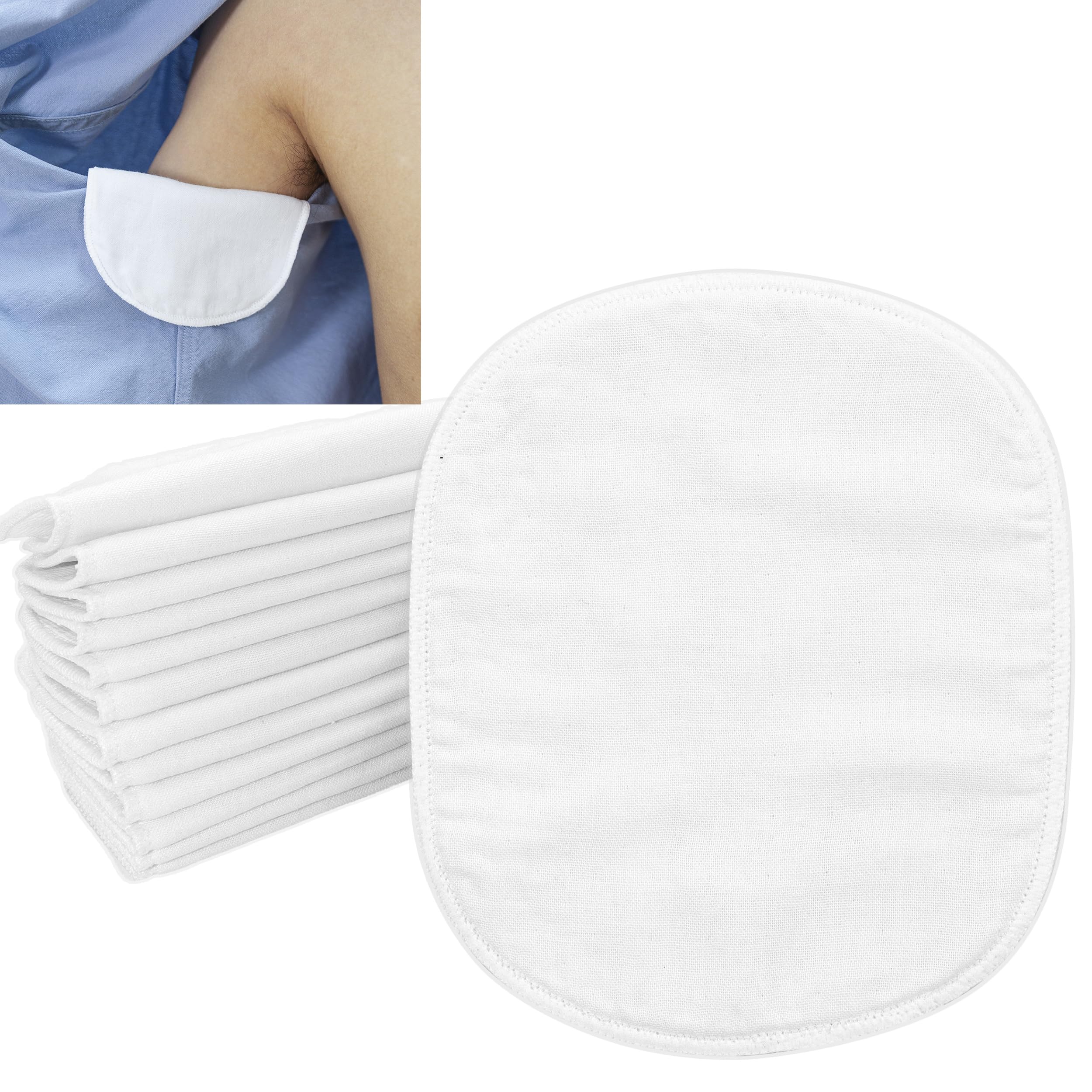 KimYoung reusable armpit sweat pads packaging shows 12 pieces for everyday wear.