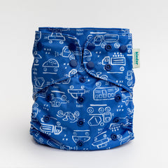 Close-up of Kinder bamboo inserts, soft and highly absorbent for all-day use.