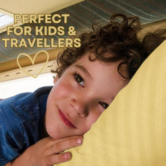 Hypoallergenic down-alternative fill maintains loft without clumping