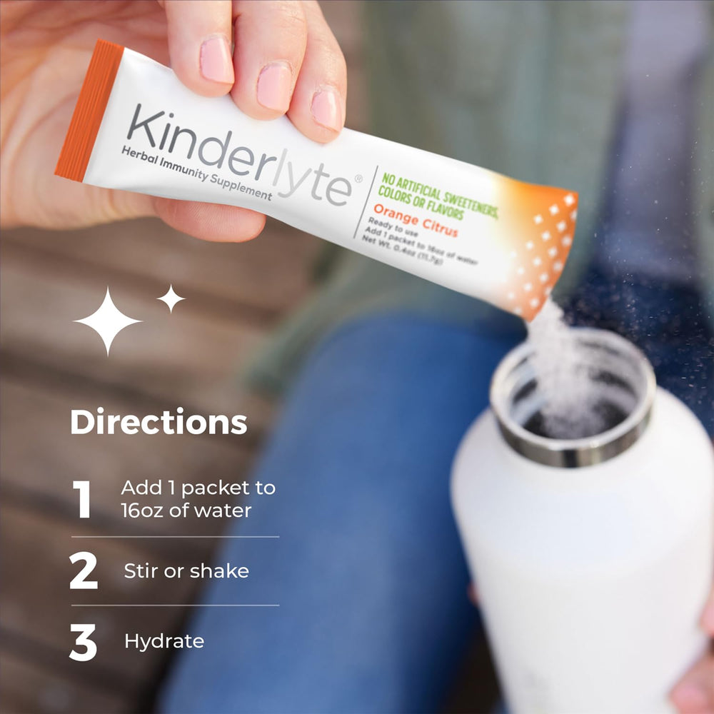 Clean ingredients: no artificial dyes or sweeteners in KinderLyte.