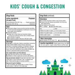 KinderMed Day Cough label with clear dosing guidance for caregivers.