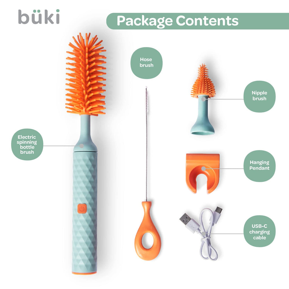 KinderSense Büki nipple brush with soft bristles for gentle cleaning