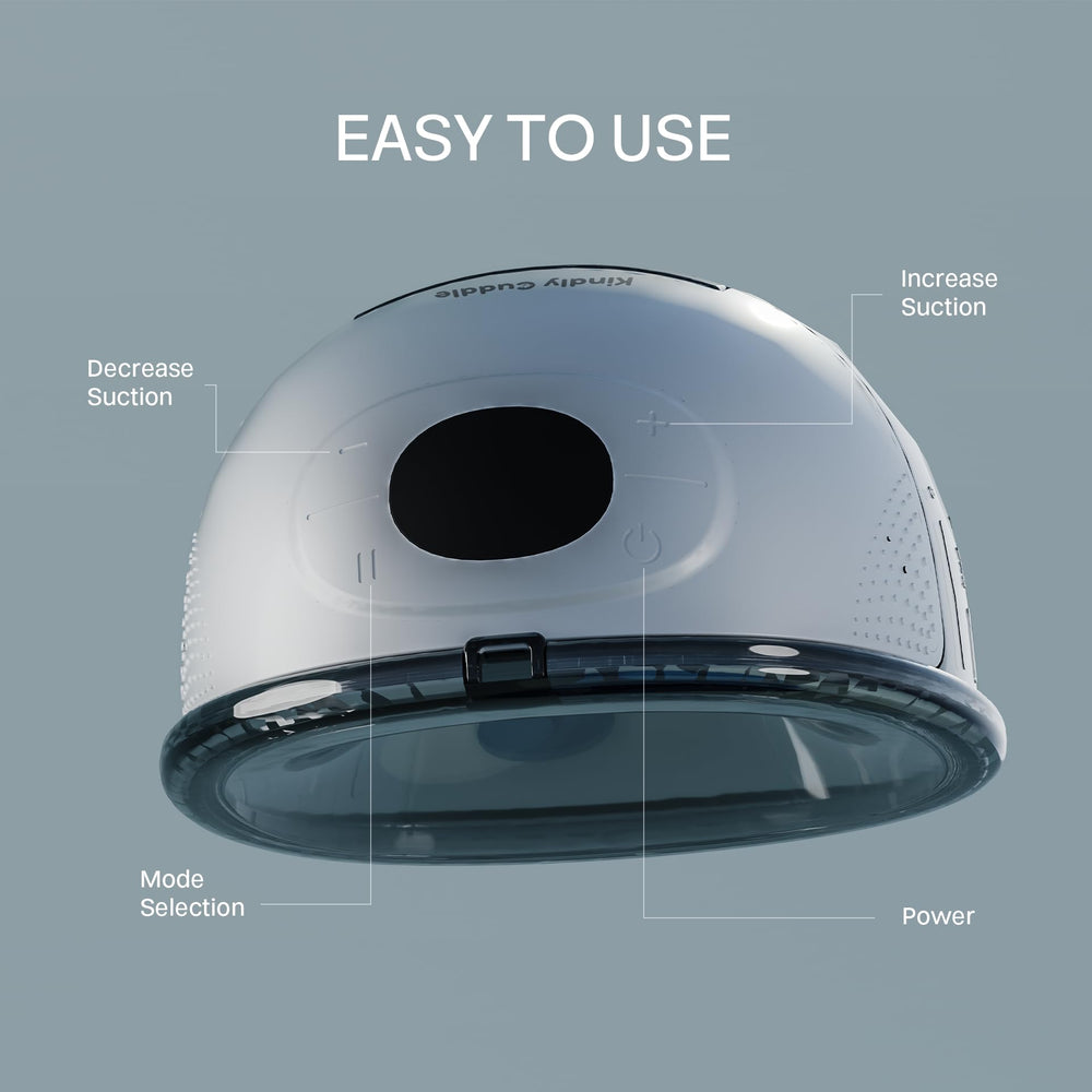 Kindly Cuddle Comfort+ 24mm flange fits diverse shapes for efficient milk collection.