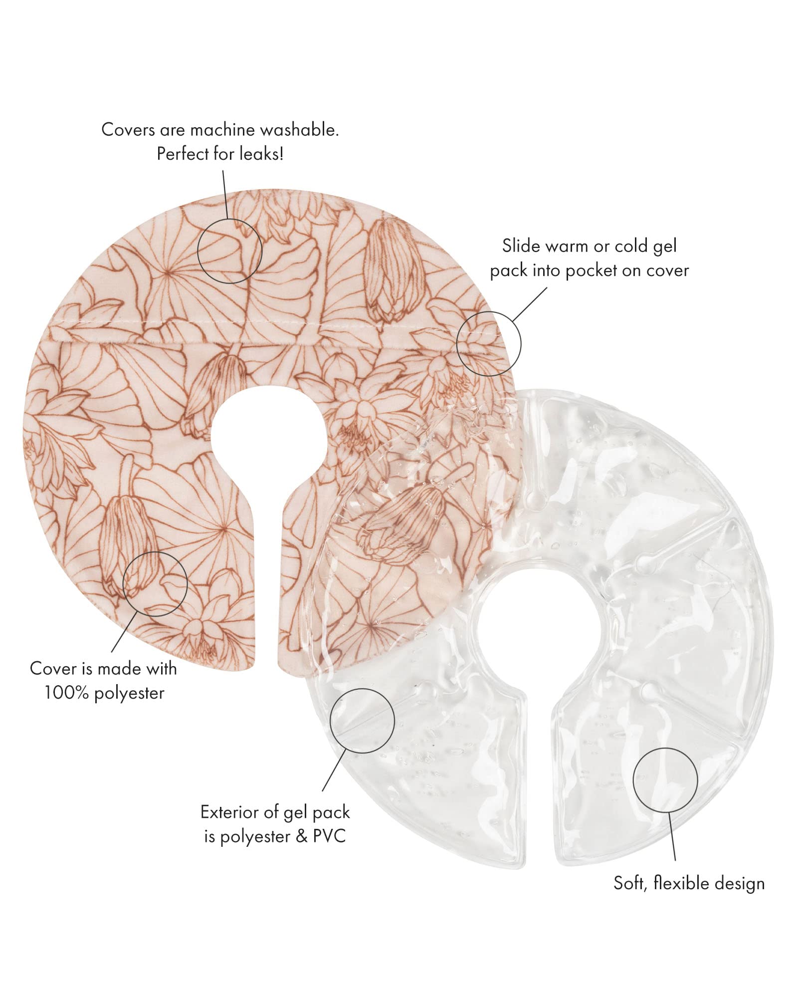 Kindred Bravely cold therapy breast pads for engorgement comfort