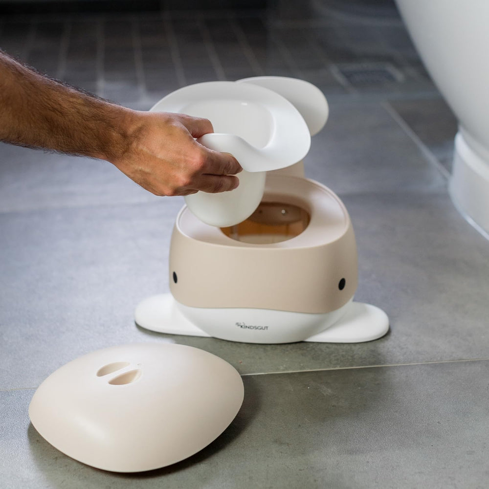 Kindsgut adjustable-height potty supports safe, kid-friendly use