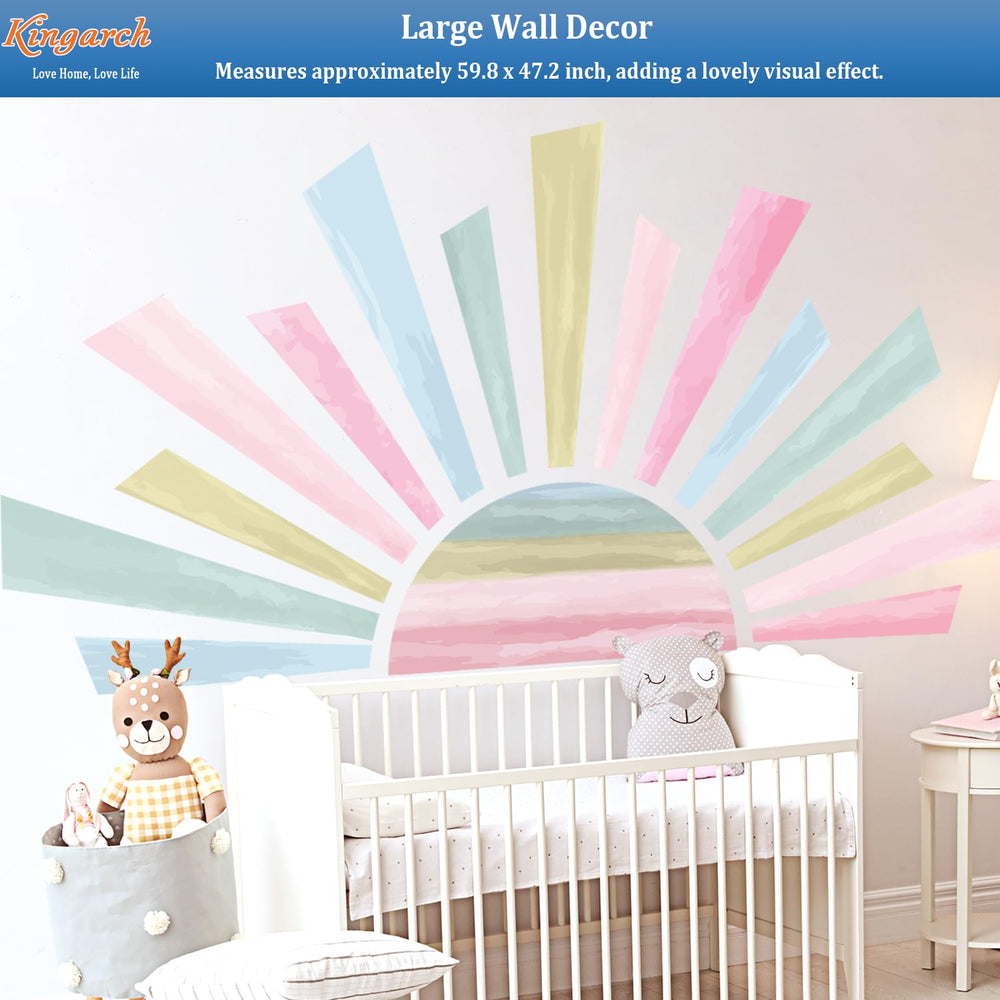 Kingarch easy application peel and stick design for busy homes.