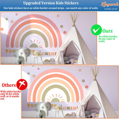 Kingarch peel-stick fabric wall decor easy to reposition in kids' spaces
