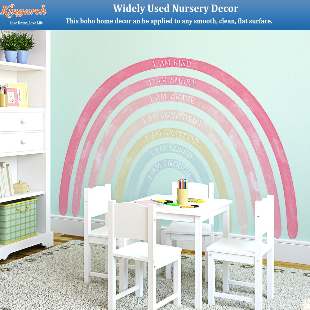 Kingarch rainbow panel 3 brightens playrooms, inspiring creativity while staying removable and safe.