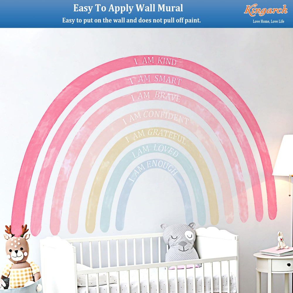 Kingarch rainbow panel 5 extends the colorful mural across a large wall.