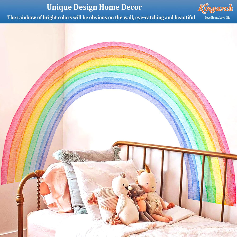 Kingarch rainbow wall decal panel 8 adds boho whimsy to nurseries