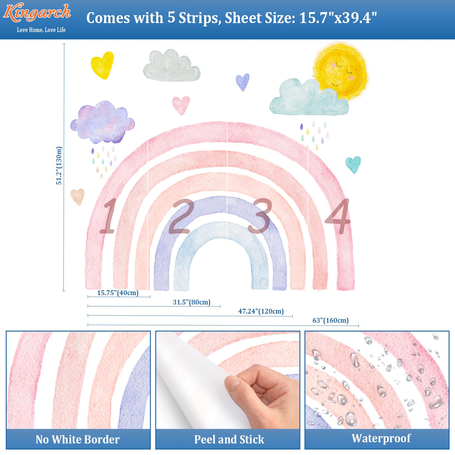 Kingarch kids' room decals offer quick transformation for playrooms and bedrooms.