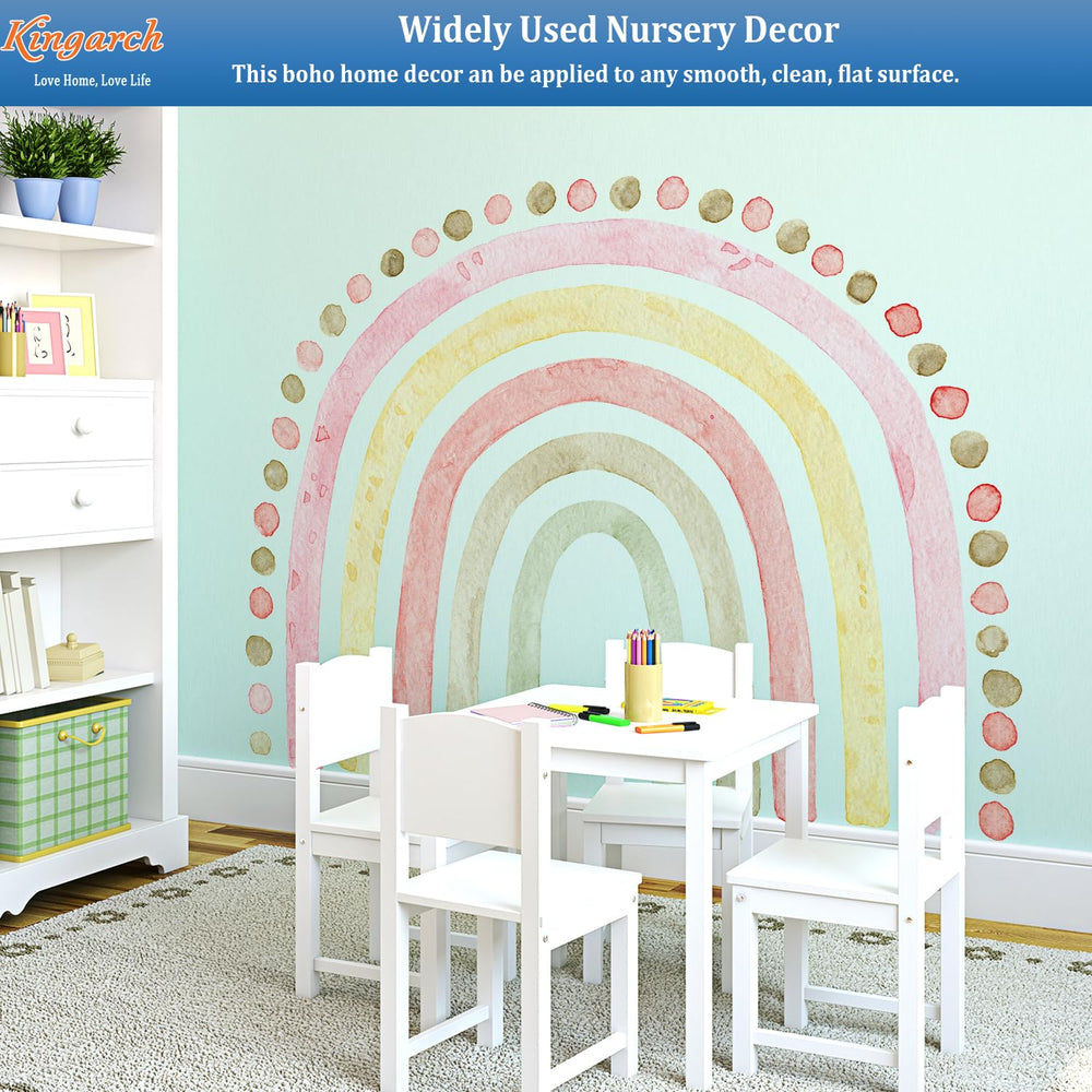 Kingarch removable wall decor for nursery, safe on walls and easy to relocate.