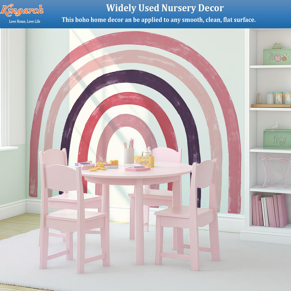 Kingarch removable wall stickers for nursery, safe and residue-free.