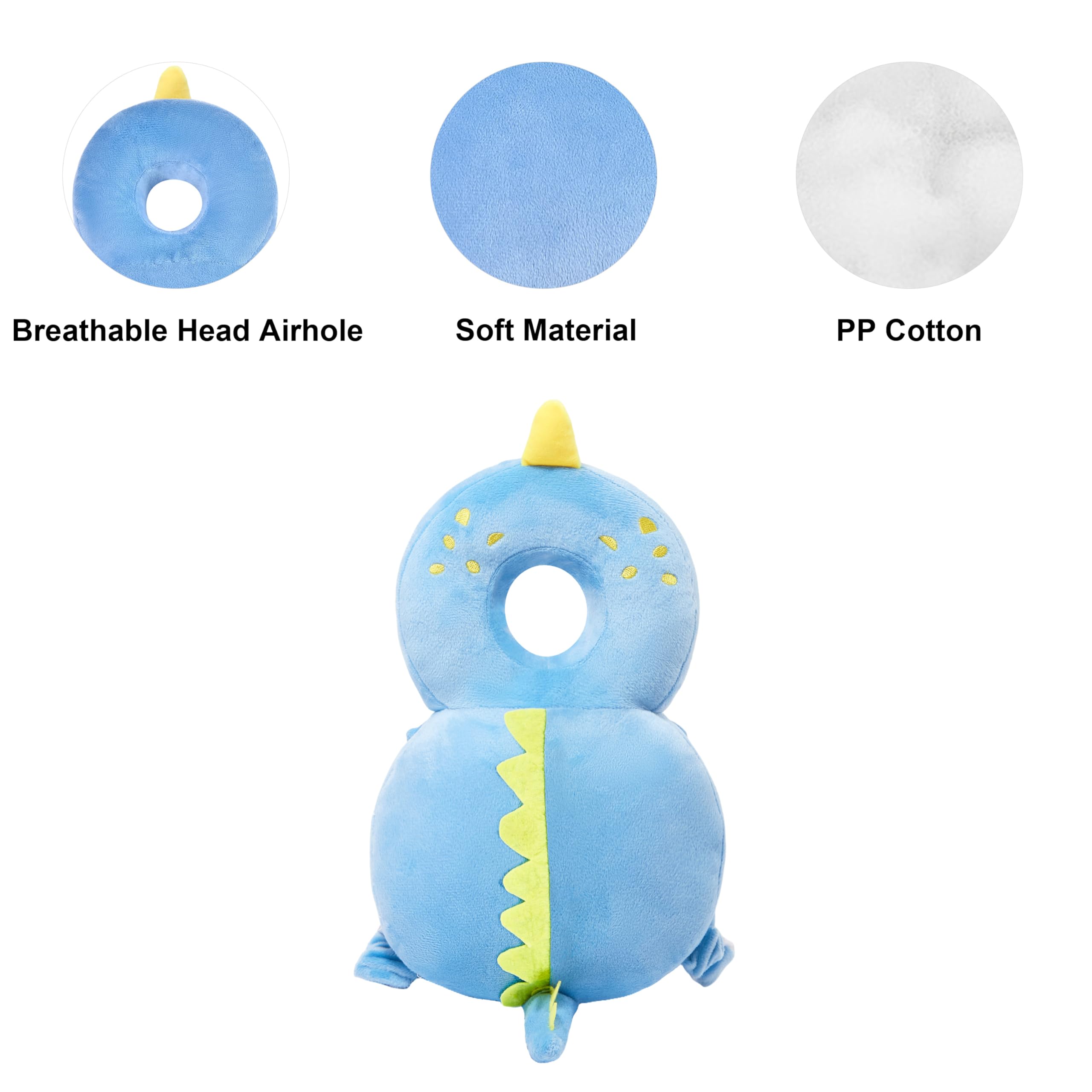 KingCheer baby protector for early walkers; soft velvet interior comforts skin.