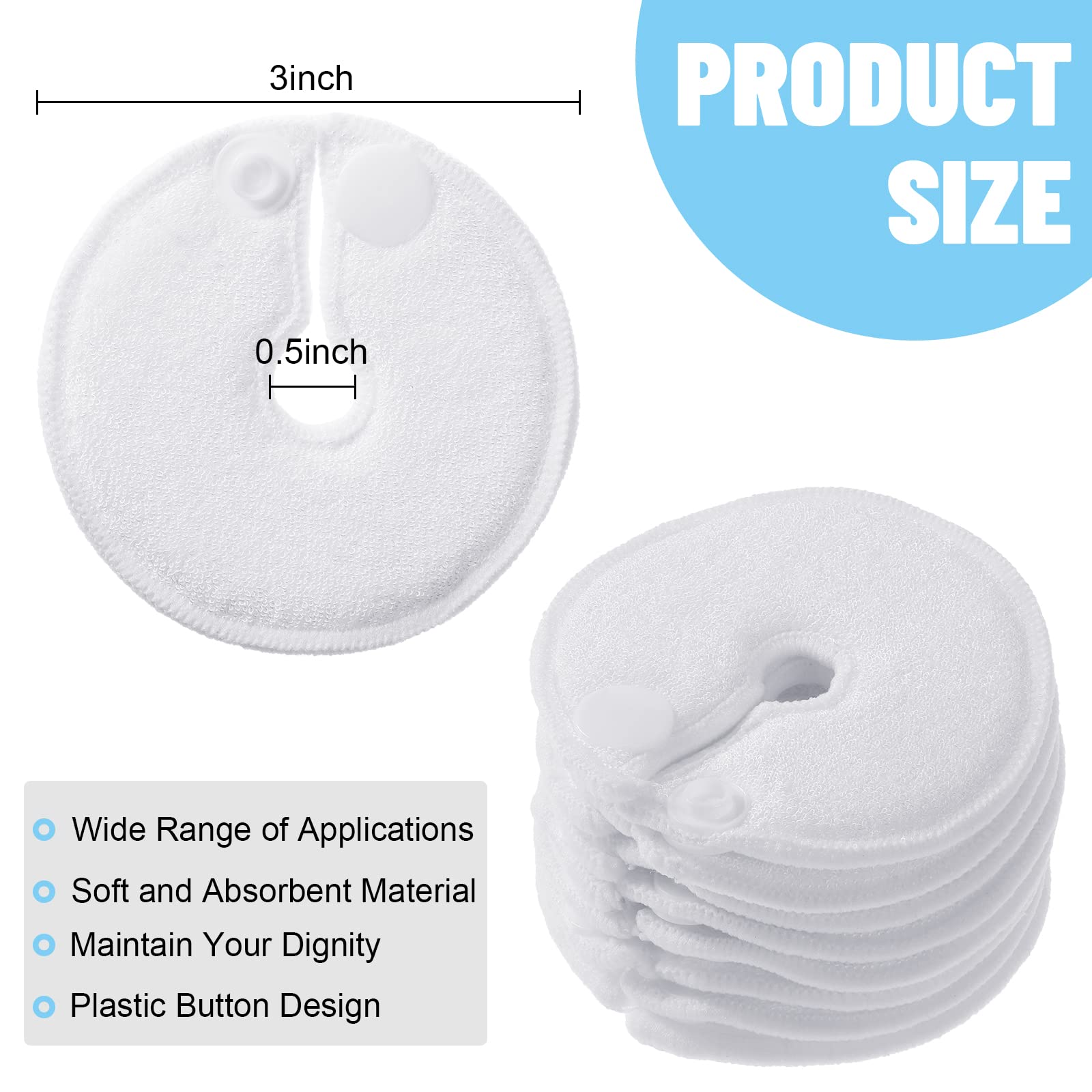Kingdder G Tube Pads worn on abdomen for discreet protection