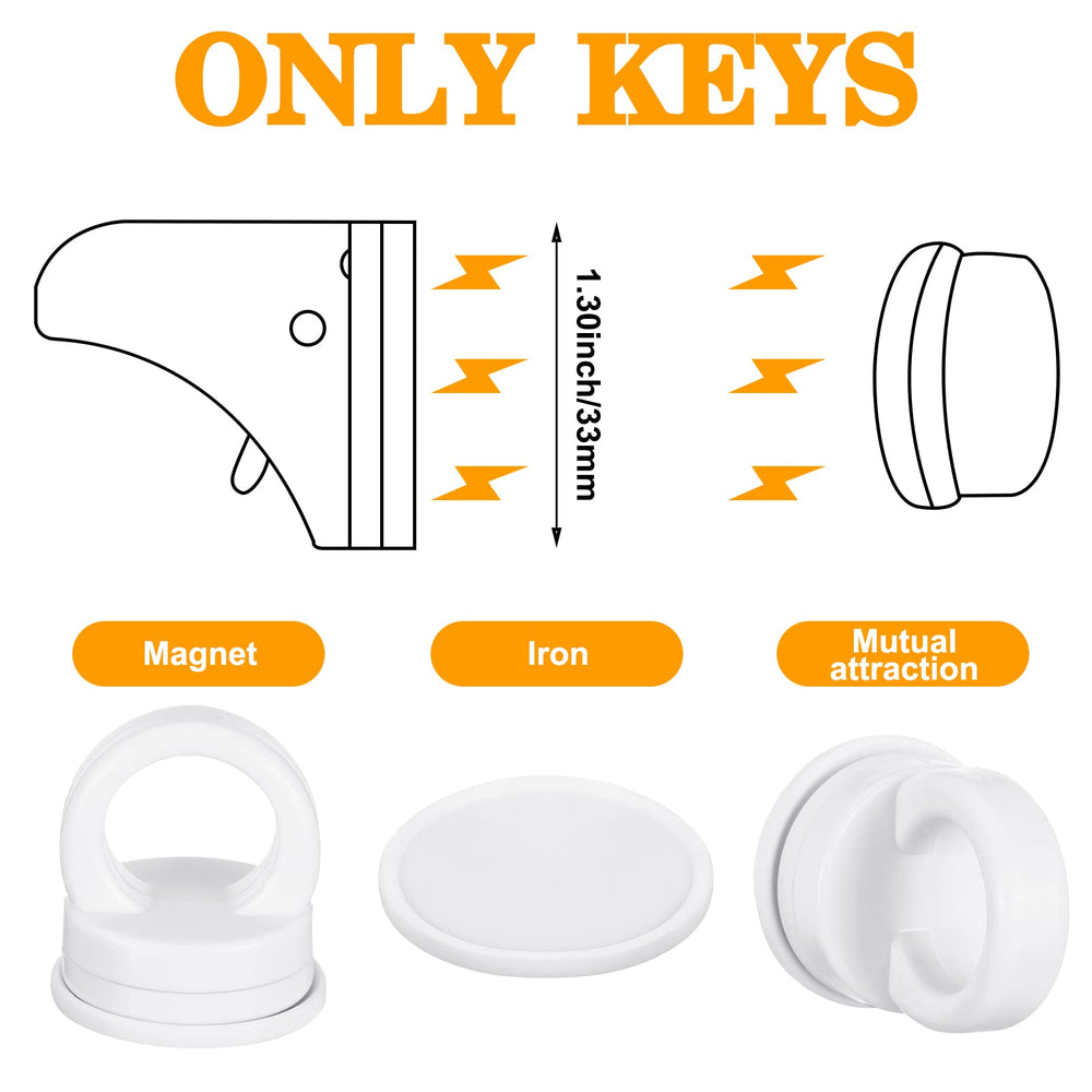 Kingdder magnetic key holders keep keys stable on metal surfaces for easy reach.