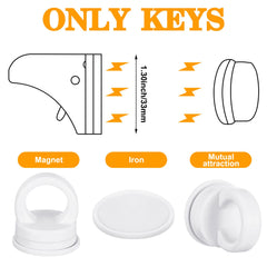 Kingdder magnetic key holders keep keys stable on metal surfaces for easy reach.