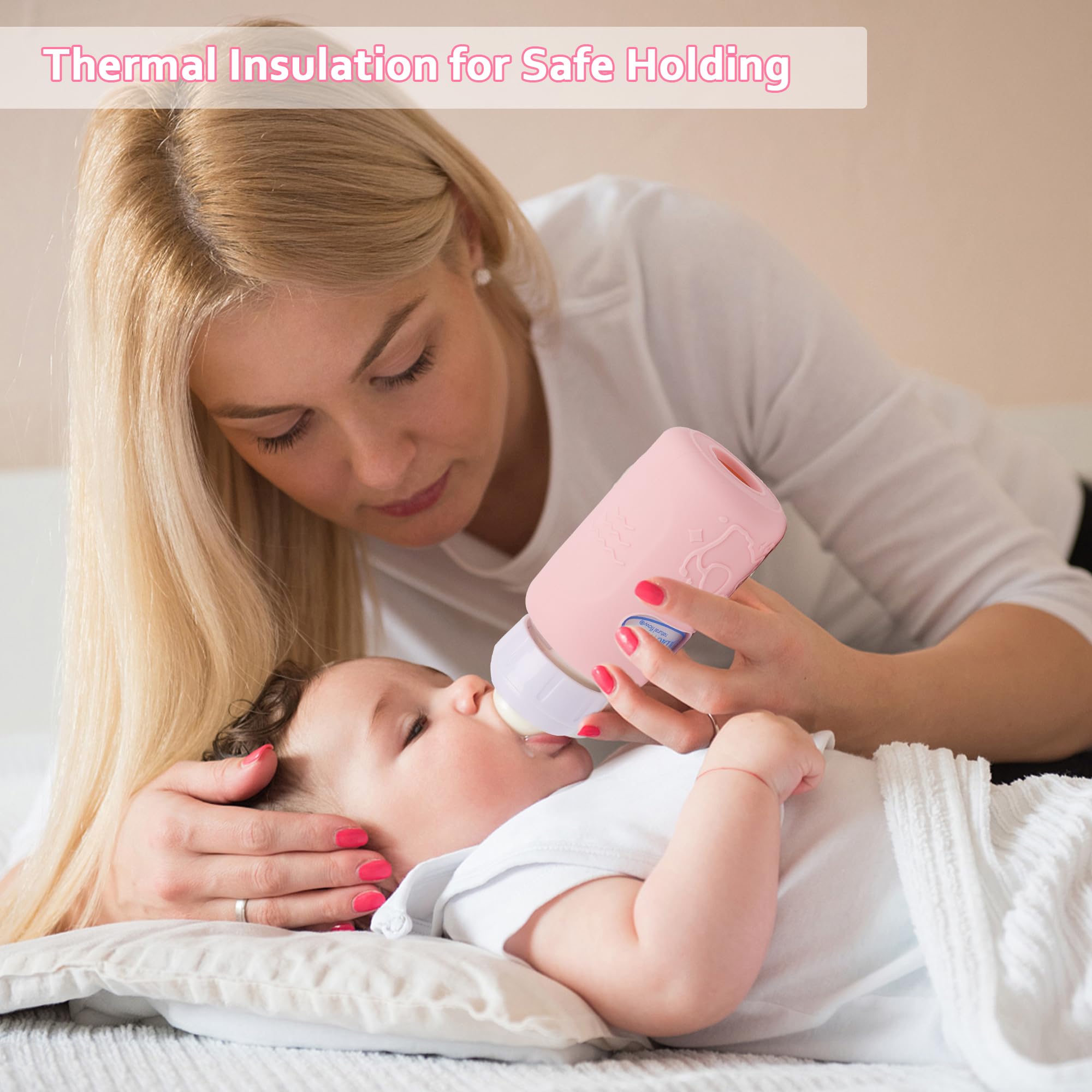KingKam sleeve provides thermal insulation to keep milk warmer longer