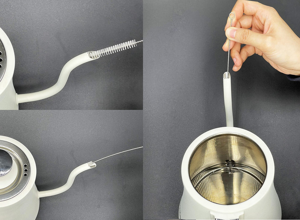 KINGSEM straw cleaner brush kit, rubber top grip for better handling.