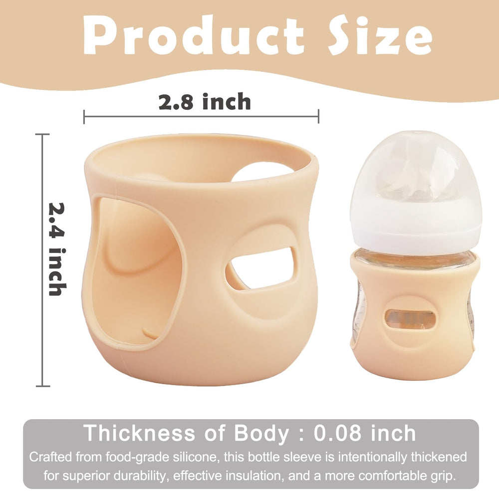 Kingwi sleeve dampens clinks and keeps milk warm longer