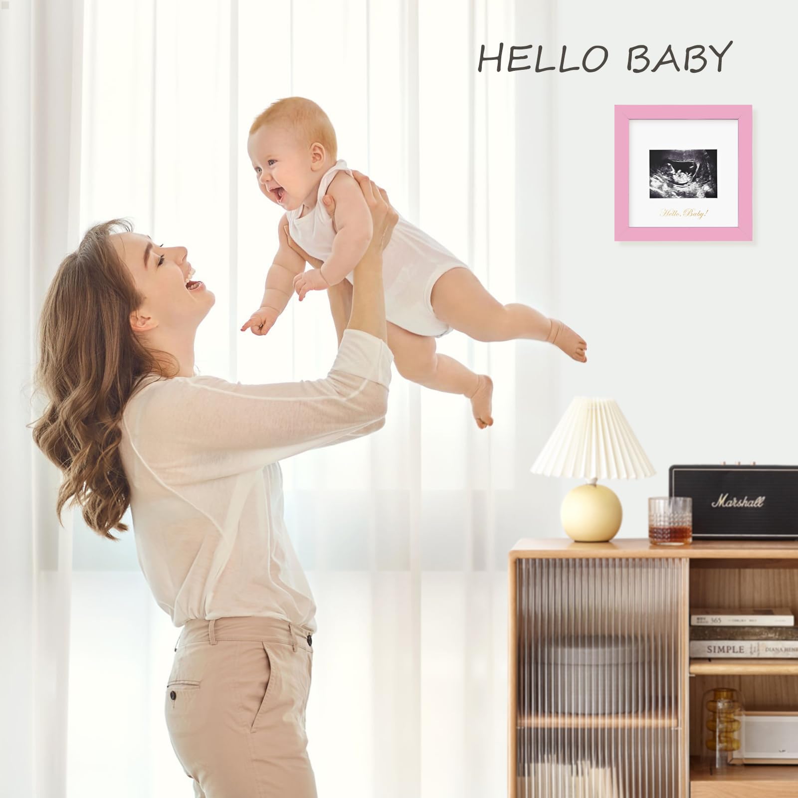 KINLINK frame includes easel and wall hanger for versatile display options.