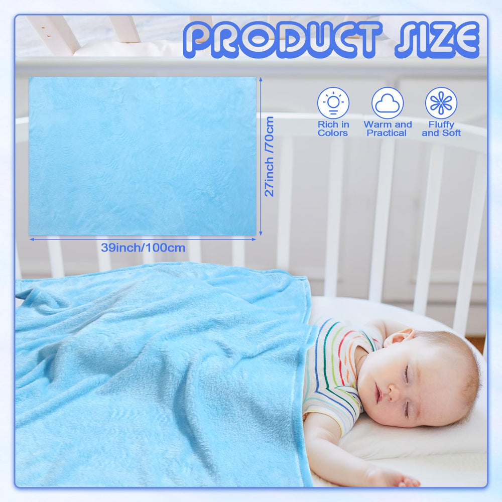 Kinlop soft flannel material closeup highlights gentle touch for delicate baby skin.