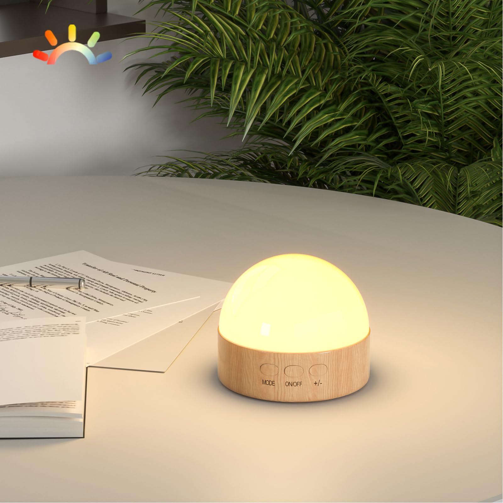 Kintion Night Light with 8 colors enhances room ambiance and playtime.