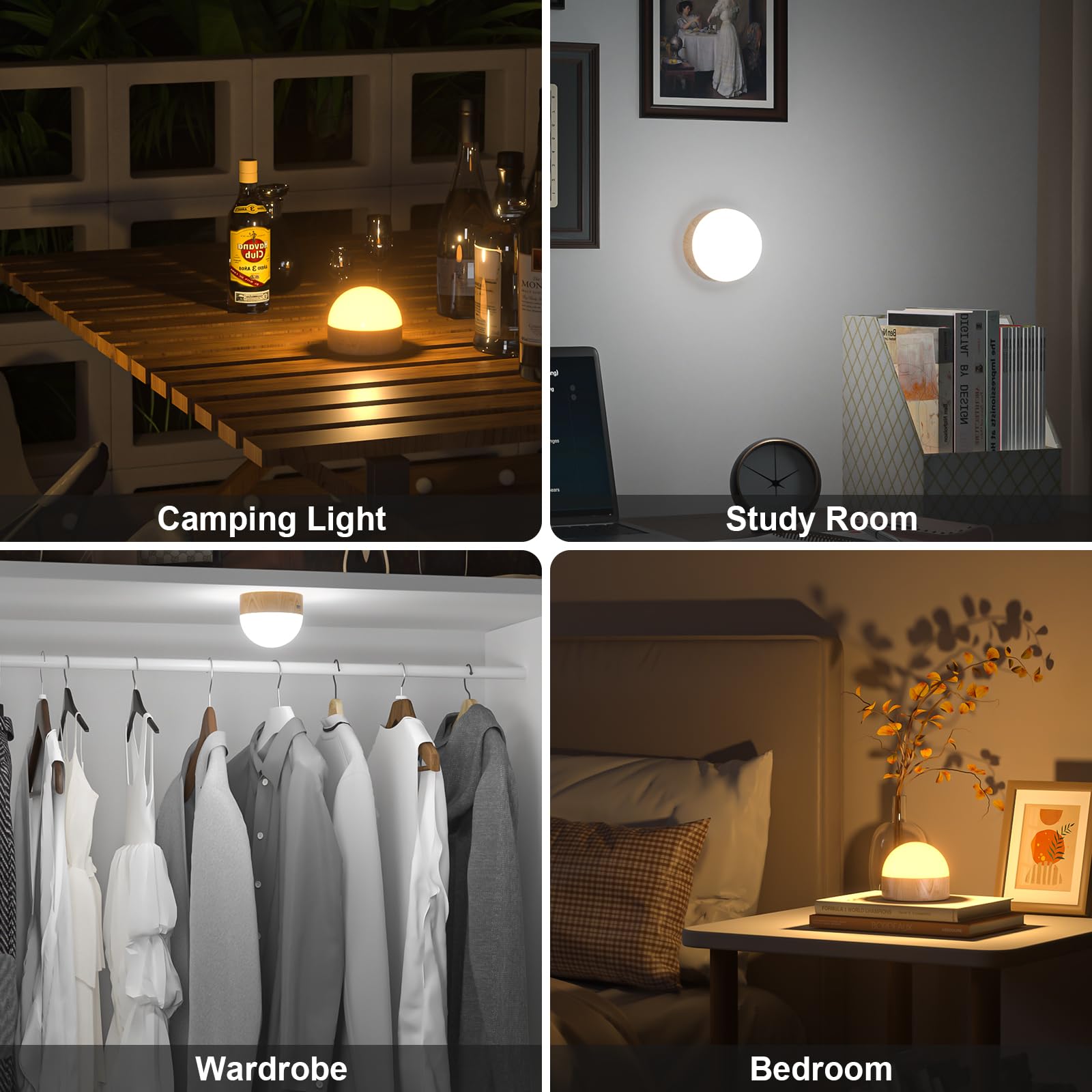 Kintion Night Light remembers color and brightness settings for convenience.