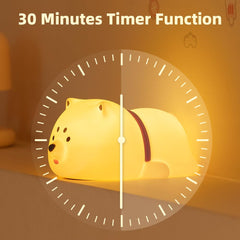 KinYiLO puppy shadow play projected on the wall during sleep routines.