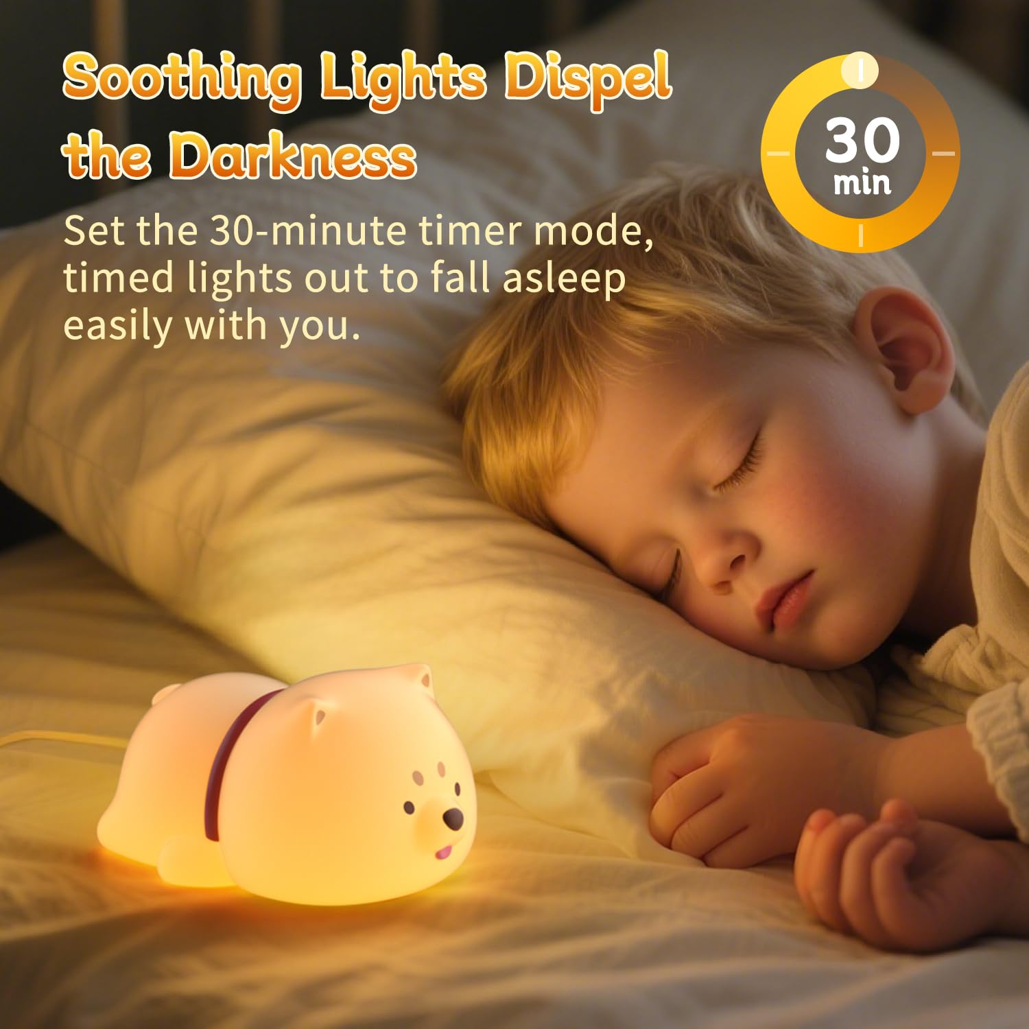 KinYiLO touch-control panel demonstrates easy brightness adjustment for bedtime.