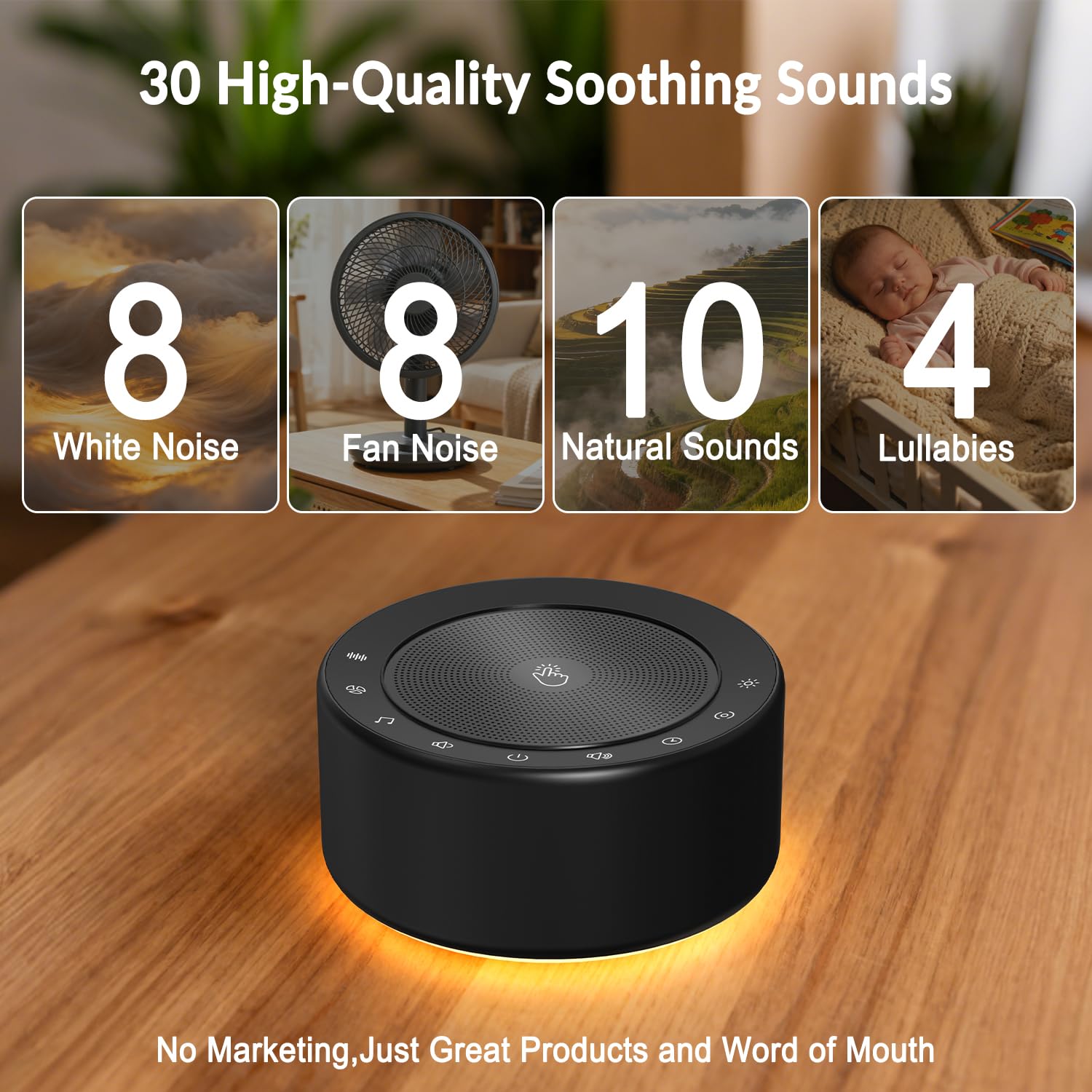 Kipcush eight-color night light offering gentle room mood options.