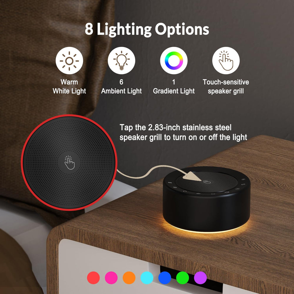 Kipcush remembers last sound, light, and volume settings for quick setup.